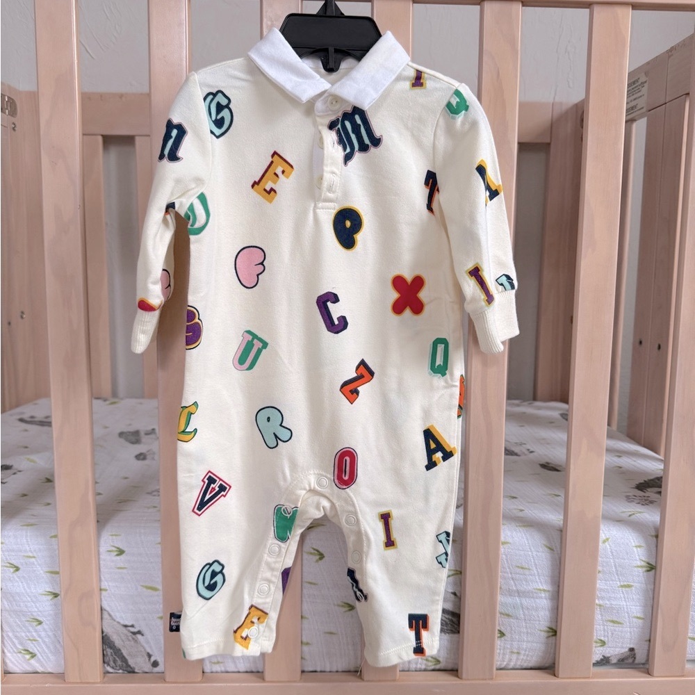 Rowing Blazers Colorful Alphabet Kids One Piece